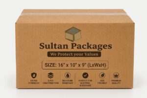 16x10x9 Inches Shipping Box 5-Ply Best Quality